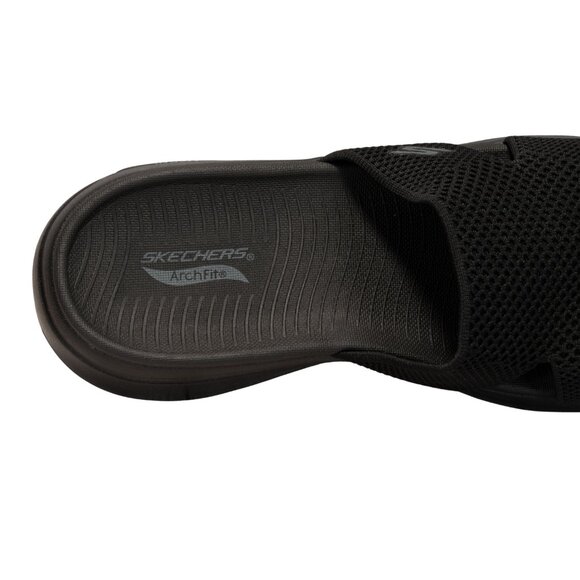 Skechers Women's Go Walk Arch Fit Worthy Sandals Color Black Size 9 M - Picture 12 of 12